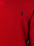 embroidered logo sweatshirt