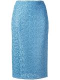 textured pencil skirt