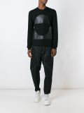 half circle patch jumper 