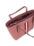stripe detail tote
