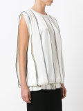pleated knitted top