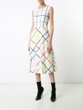 Osmond grid print dress