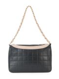 jacket motif chain shoulder bag
