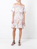 off-the-shoulder tiered dress