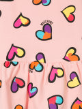 heart print dress