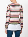 layered stripe jumper 