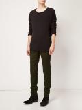 lace up waist skinny trousers