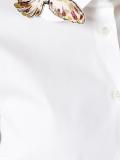 collar bird patch shirt