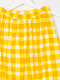 sleeveless checked dress 