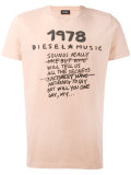 printed slogan T-shirt