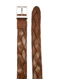 interlaced leather belt