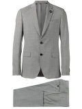patterned formal two-piece suit