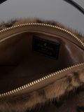 mink fur shoulder bag 