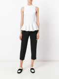 cropped cigarette trousers