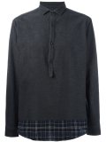 panelled polo shirt