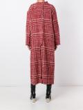 checked coat 
