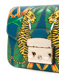 tiger print cross body bag