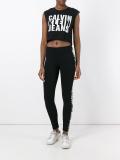 logo print tank top 