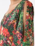 round neck printed dress