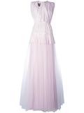 tulle pleated layers dress