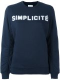 'simplicité'印花套头衫