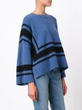 shift striped sweater