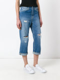 cropped jeans