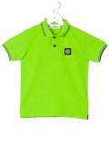 logo patch polo shirt 