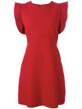 ruffled sleeve dress