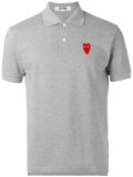 elongated heart polo shirt