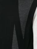 intarsia geometric pattern jumper