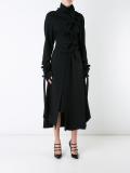 knot detail midi dress