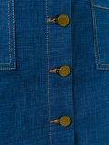 denim midi skirt