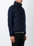 high neck buttoned jacket