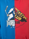 Auction House colour block hoodie