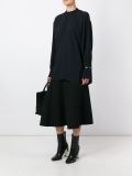 gathered neck blouse