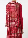 chiffon insert cardigan 