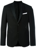 geometric insert blazer