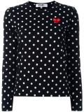 polka dot sweatshirt