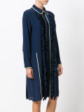ruffle trim dress