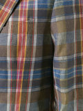 plaid blazer
