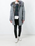 raccoon & coyote fur parka