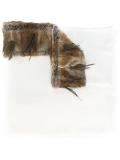 fur panel scarf