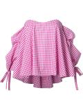 checked blouse