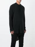ribbed strap detail jersey