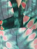 long length printed beach dress