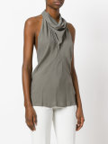 cowl neck tank top