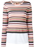 layered stripe jumper 