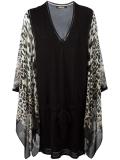 leopard print shift dress