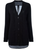 sheer back cardigan